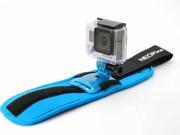 NEOpine Extendable Elastic Fiber Band Holder Wrist Strap Mount for Gopro Camera Series Blue