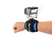 NEOpine Sports Diving Wrist Strap Mount Stabilizer 360 Degree Rotation for GoPro HERO4 3 3 2 1 Blue