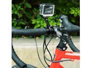 NEOpine Bike Bicycle Clips Aluminum Handlebar Mount Adapter for Gopro HE HERO HD HERO2 3 3 Camera Series Black