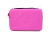 NEOpine Hot selling Eva hard bags waterproof case for Gopro cameras and accessories Hotpink