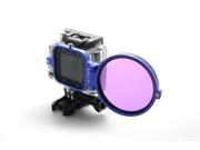 NEOpine NBP 02 Camera Accessories GOPRO 3 Filter Adapter Ring Extended Edition durable CNC aluminum Blue
