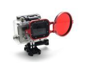 NEOpine NBP 02 Camera Accessories GOPRO 3 Filter Adapter Ring Extended Edition durable CNC aluminum Red