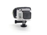 NEOpine Rabbit Hair Fur Noise Reduction Wind Muff Windscreen Windshield for GoPro Hero 3 3 Camera