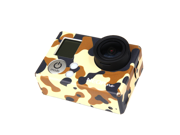 NEOpine New Arrival GoPro Case Sticker Yellow Camouflage Sticker For Gopro HD Hero3 Hero 3 Sport Camera Go Pro Accessories