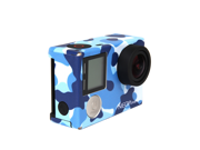 NEOpine Camera Case Shell Sticker for GO PRO Hero 4 Blue camouflage
