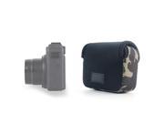 NEOpine Ultra Nylon Light Soft Extreme Portable Neoprene Camera Case Neoprene Protective Case Bag for Sony RX100 RX100II Black