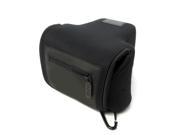 NEOPine [Ultra Light] New Fashion Soft Extreme Portable Neoprene Camera Case [Carabiner] Neoprene Case Bag for Sony A7 A7R 28 70mm Lens Black