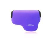 NEOpine Ultra Light Neoprene Camera Case Bag for Sony A6000 Purple