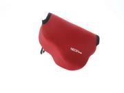 NEOpine Ultra Light Neoprene Camera Case Bag for Sony A6000 Red