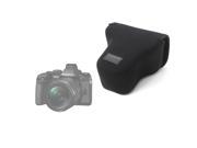 NEOPine [Ultra Light] New Fashion Soft Extreme Portable Neoprene Camera Case [Carabiner] Neoprene Case Bag for Olympus OM D E M1 Compact System Camera Black