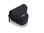 NEOpine Ultra Light Neoprene Camera Case Bag with Carabiner for Olympus E PL7 Digital Camera Black