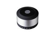 BASN Bluetooth 4.0 stereo speaker mini portable music box support TF card FM radio super bass sound rechargeable battery USB connector wireless subwoofer Silve