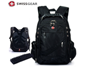 Waterproof Swiss Gear Multifunctional Men Luggage Travel Bags Brand Knapsack rucksack Backpack Hiking Bags Students School Shoulder Backpacks 15 Inch Laptop M
