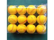 12x Sport Training Practice Baseball Elastic PU Foam Base balls Softball