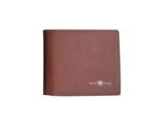 Pockets Credit ID Card Holder Dull Clutch Bifold Mens Coin Purse Wallet Coffee