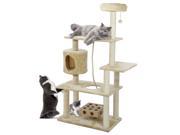Furhaven Cat Deluxe Playground with Cat IQ Busy Box and Rope