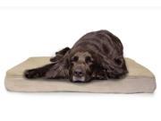 FurHaven Pet Bed Deluxe Terry Suede Egg Crate Orthopedic Dog Bed