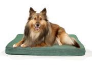 FurHaven Pet Bed Deluxe Terry Suede Egg Crate Orthopedic Dog Bed