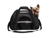 Small Pet Tote with Weather Guard Black