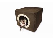 Furhaven Cozy Cube Cat or Small Dog Bed Pet Bed