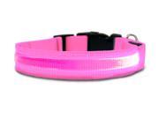 Furhaven Pet NAP Safety LED Light up Collar for Dogs M Pink