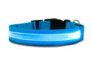 Furhaven Pet NAP Safety LED Light up Collar for Dogs S Blue