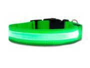 Furhaven Pet NAP Safety LED Light up Collar for Dogs XL Green