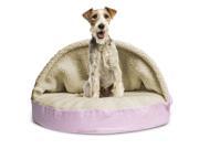 Furhaven Faux Sheepskin Snuggery Burrow Pet Bed Dog Bed
