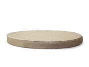 Furhaven Faux Sheepskin Suede Round Deluxe Orthopedic Pet Bed