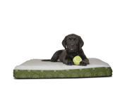 FurHaven NAP Pet Bed Deluxe Flannel Egg Crate Orthopedic Mat Pet Bed Dog Bed