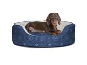 Furhaven NAP Pet Bed Oval Lounger Dog or Cat Bed Cuddler