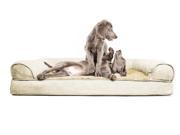 Jmb Plush Suede Sofa Pet Bed Clay