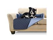 Medium Sofa Buddy Pet Bed Furniture Cover Navy Light Blue