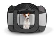 FurHaven Pet Pop-up Playpen, Gray, Large