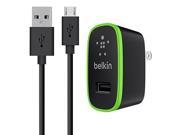 Belkin MIXIT Home and Travel Wall Charger with 4 Foot Micro USB ChargeSync Cable Compatible with Amazon Fire Phone 2.1 AMP Black