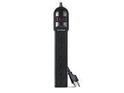 CyberPower CSB604 Surge Protector 6 Outlets 4 Ft Cord 900 Joules
