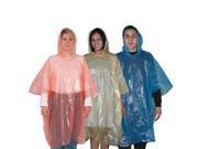 Reusable or One Time Use Emergency Waterproof Rain Poncho