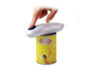 White One Touch Can Opener Automatic Can Tin Bottle Opener Kitchen Food Dinin