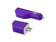 Reiko 3 in 1 iPhone 5S Data Cable Cord and Charger Purple USB3IN1 IPHONE5SSPP