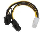 BattleBorn 6 pin PCI Express to Dual 8 pin Y Splitter Cable
