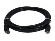 7 ft Cat5e RJ45 Ethernet Network Cable 7 Foot BLACK UTP LAN Patch Cord
