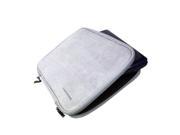 CaseCrown 10 SUE GRY 10 Netbook Double Memory Foam Faux Suede Pouch Case Grey