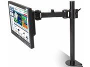 MonMount Articulating Single LCD TV Monitor Mounting Arm Extension with C clamp