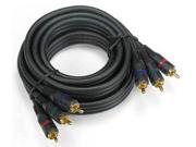 25 FT Foot Component Video Audio TV DVD Cable Cord RGB Male to Male M M