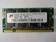 MICRON 512MB 2x256 SODIMM PC2700 Laptop RAM MT8VDDT3264HDG 335C3