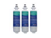 3 Pack Fridge Water Filter for LG LT700P ADQ36006102S 048231783705 ADQ36006101
