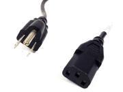 US 3 Prong 3P Pin AC Adapter Power Cord Cable for PC LCD