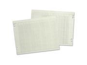 Acco Wilson Jones 10 column Numbered Ledger Paper