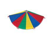 Nylon Multicolor Parachute 12 Ft. Diameter 12 Handles
