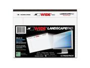 Roaring Spring WIDE Landscape Format Writing Pad 8 x 6 White 40 Sheets Pad 1 Pad